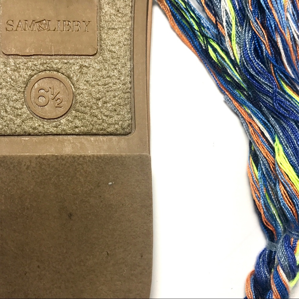 SAM & LIBBY Blossom Boho Braided Wrap Sandals - Picture 7 of 8